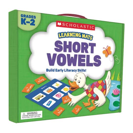Scholastic&#xAE; Learning Mats Short Vowels
